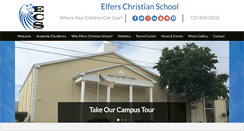 Desktop Screenshot of elferschristianschool.org