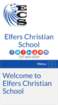 Mobile Screenshot of elferschristianschool.org